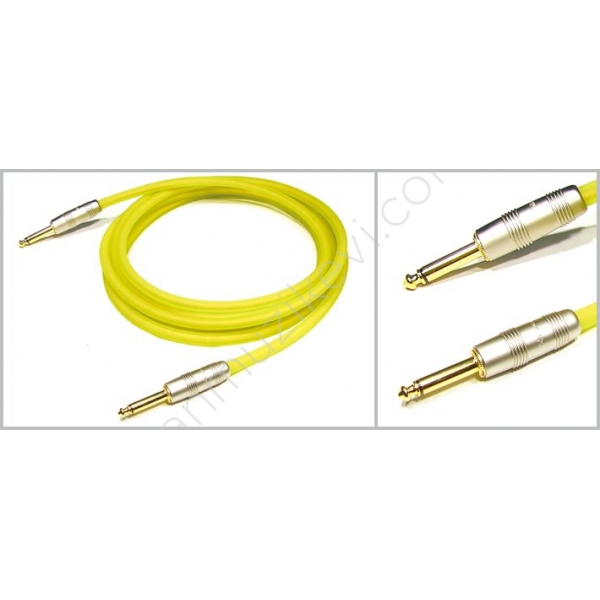 Kirlin Altın Jack Enstrüman Kablo 3m Sarı