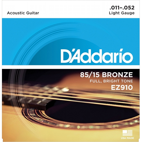 Daddario Akustik Gitar Tel Set EZ910