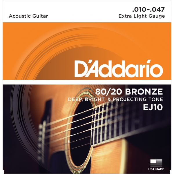 Daddario Akustik Gitar Tel Set EJ10