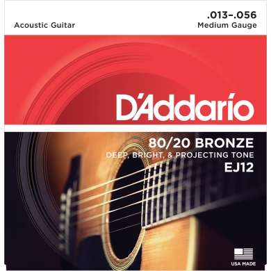Daddario Akustik Gitar Tel Set EJ12