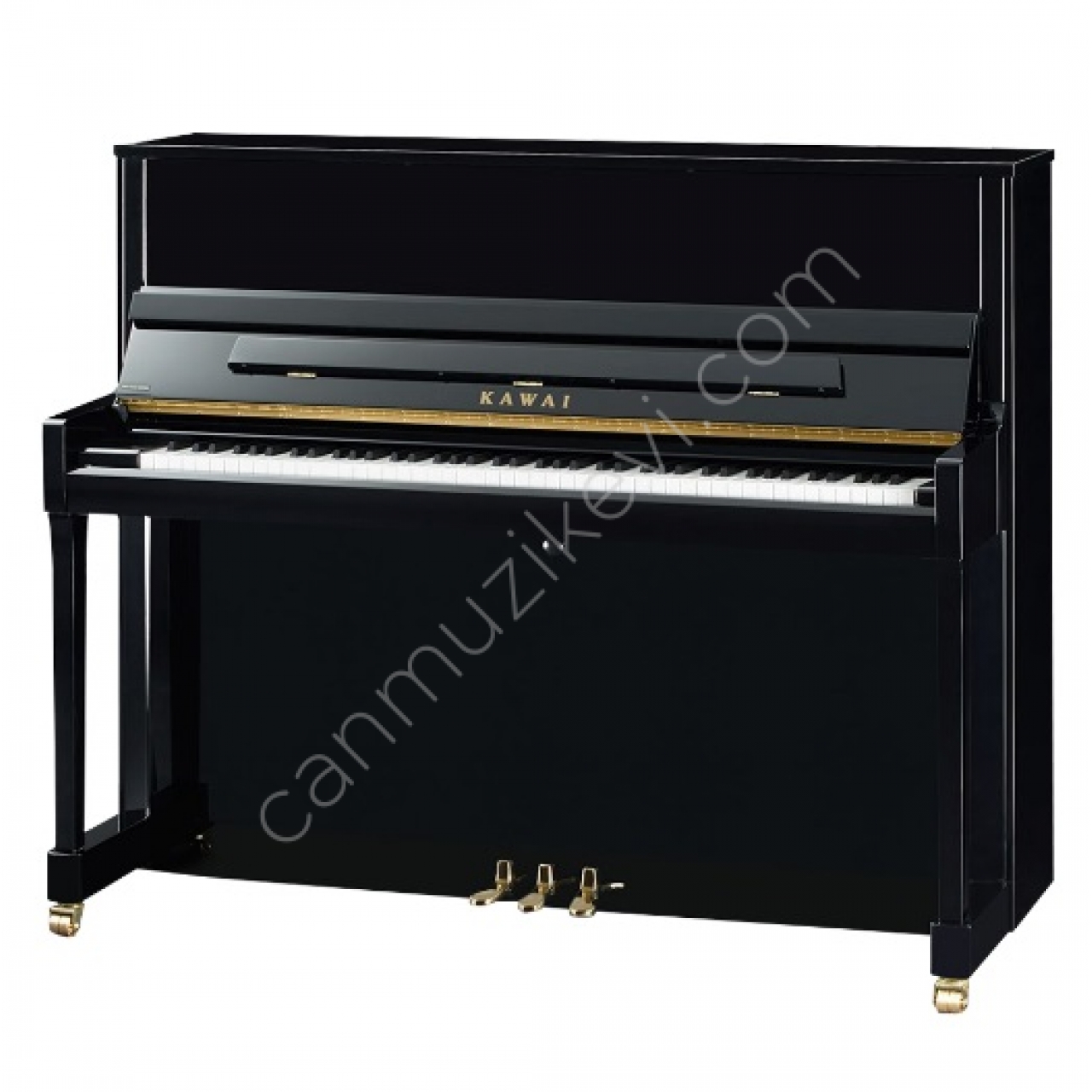 KAWAI K-300 M/PEP Parlak Siyah 122 CM Duvar Piyanosu