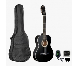 Kozmos KCG-09PK-BK Klasik Gitar Öğrenci Başlangıç Paketi