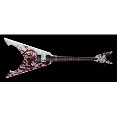 Dean Guitars MASTYRANTSPLT - Michael Amott Tyrant X Splatter Elektro Gitar