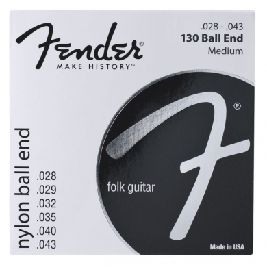 Fender Klasik 130 Clear/Silver 28-43 Klasik Gitar Teli Seti