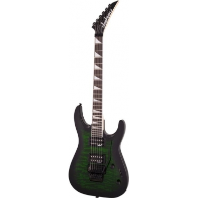 Jackson JS Series Dinky Arch Top JS32Q DKA Amaranth Klavye Transparent Green Burst Elektro Gitar