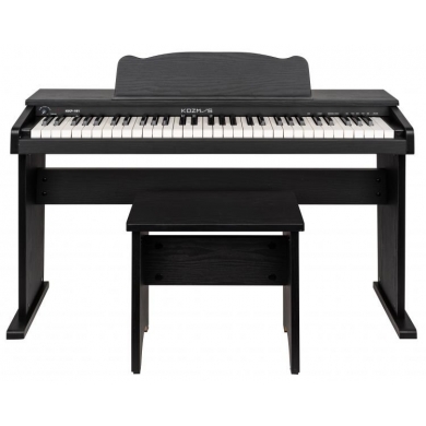 KOZMOS KKP-161BK Mat Siyah Dijital Duvar Tipi Çocuk Piyanosu