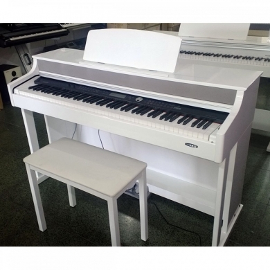 Medeli DP388 Dijital Piyano (Parlak Beyaz) Tabureli